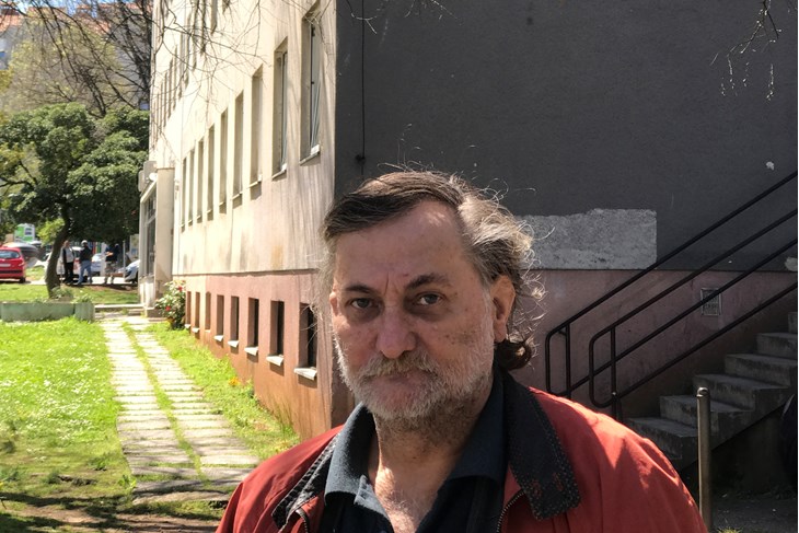 Branko Vrbanec - stanar Samačkog doma u Puli (Snimio Paulo Gregorović)
